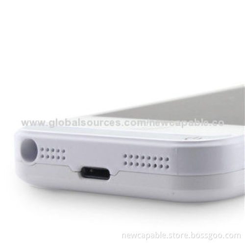 Power Bank Case for iPhone 5, 2,200mAh Capacity